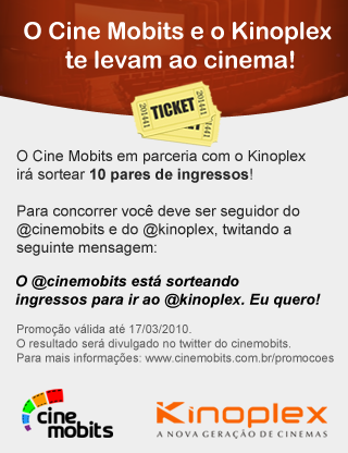 promoção Cine Mobits e Kinoplex